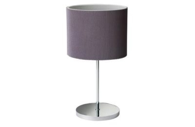 Collection Micropleat Touch Table Lamp - Grey